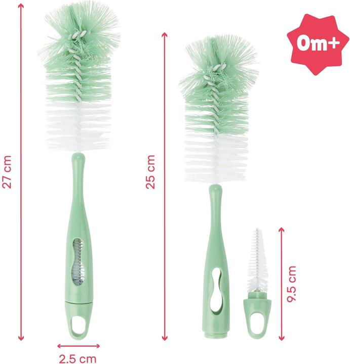 Actual product image Badabulle Cleaning brush Soft Green