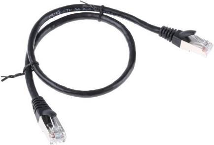 Produktbild Rs Pro Patchkabel Kat.5e FTP 0,5m schwarz (FTP, CAT5e, 0.50 m)