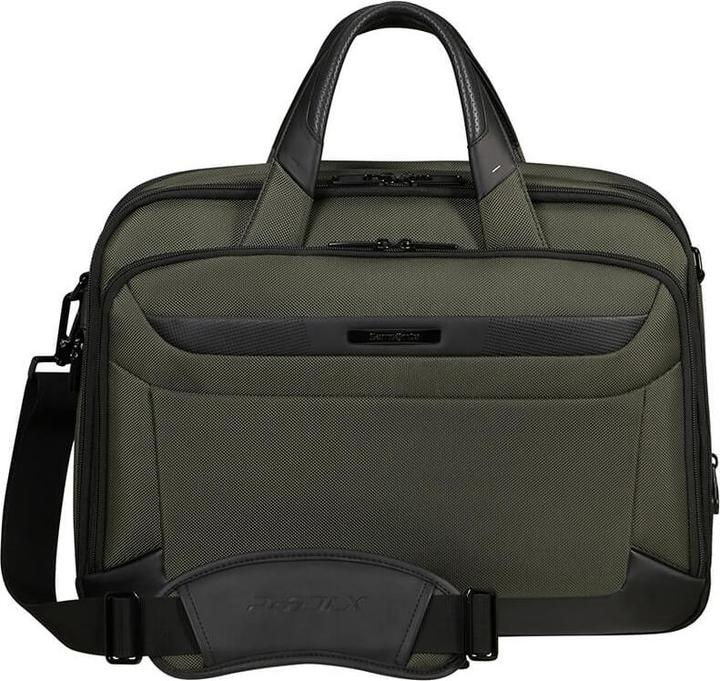 Image du produit Samsonite Laptopschoudertas - Pro-Dlx 6 Bailhandle 15.6 inch Uitbreidbaar 16/23 l - Green (15.60")