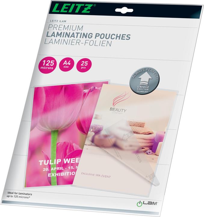 Produktbild Leitz Laminierfolie (A4, 25 Stück, 125 µm)