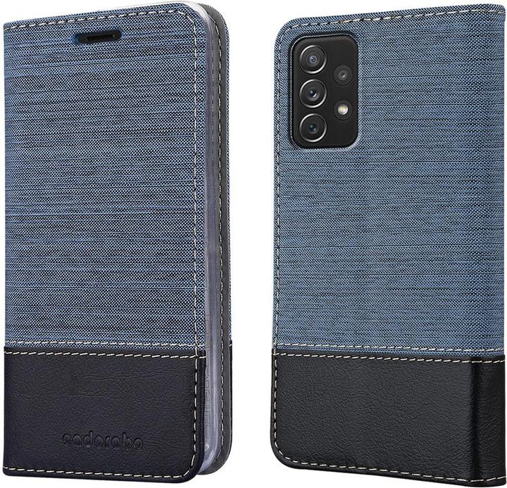Produktbild Cadorabo Book Jeans Optik Cover (Samsung Galaxy A72 5G)