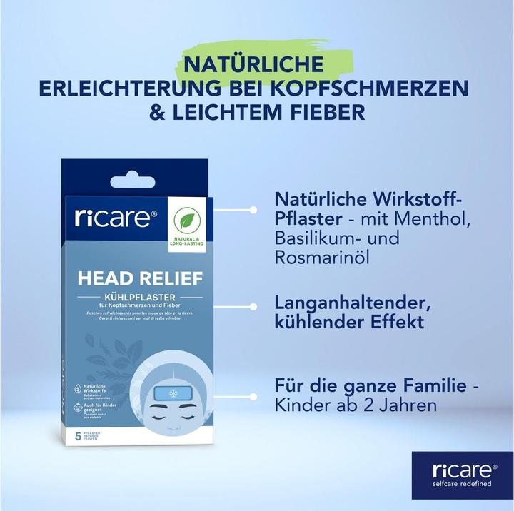 Actual product image ricare Pflaster Head Relief (5 x)