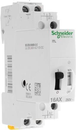 Image du produit Schneider Electric Acti9 iTL Relais d'impulsion 16A 2NO 230Vac