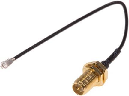 Produktbild Rs Pro RPSMA-UFL RF coax cable assembly, 100mm (Antennenkabel)