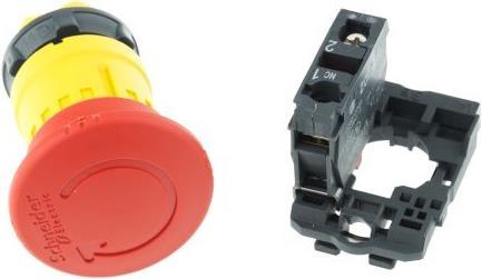 Produktbild Schneider Electric Emergency Stop 40mm Turn to Release 1NC