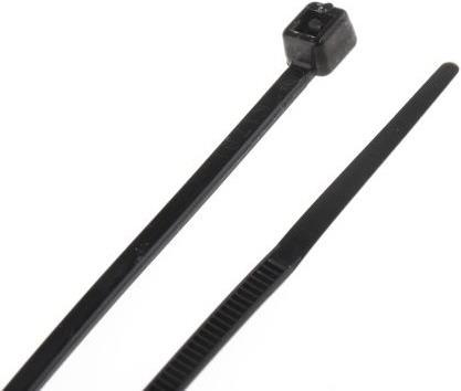 Actual product image Rs Pro Cable Tie 142x2.5 Black heat stabilised (142 mm, 100 pcs.)