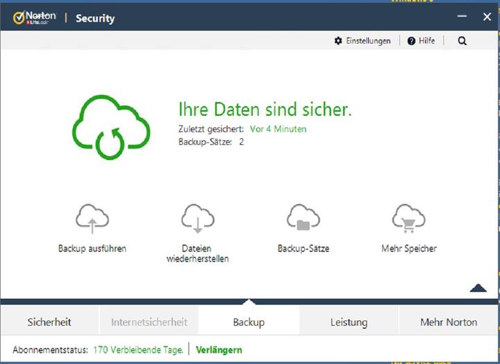 Produktbild Norton 360 Deluxe (5 User, 12 Monate)