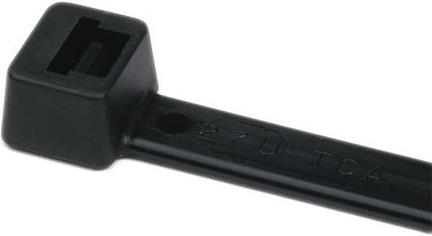 Produktbild HellermannTyton T150R Cable tie black PA66 (Kunststoffkabelbinder, 365 mm, 100 Stk.)