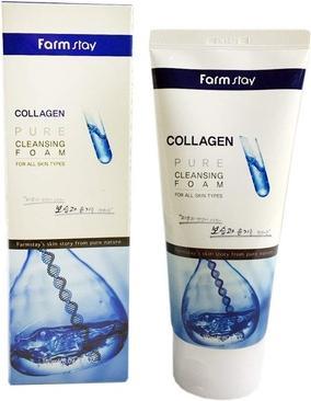 Actual product image Farm Stay Farmstay Collagen Pure Cleansing Foam 180ml (Foam, 180 ml)
