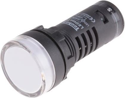 Produktbild Rs Pro LED Indicator 22mm White 24V Test Circ
