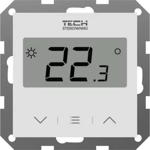 Immagine prodotto Tech Air Regolatore ambiente wireless con misurazione dell'umidità per sistemi a telaio F-8z 55 mm, bianco