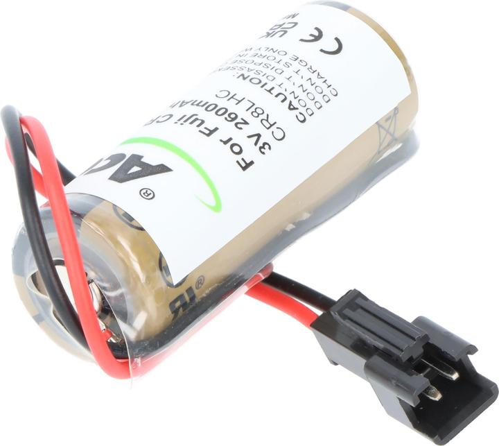 Produktbild AccuCell Batterie CR8LHC für Fuji CR8-LHC, FDK CR8.L, CR8.LHC, THP3053 (1 Stk., CR17450, 2600 mAh)