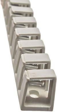 Actual product image Rs Pro Flexible panel trunking Grey 20mm (Duct, 50 cm)