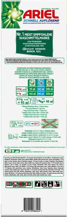 Produktbild Ariel Universal+ (100 Waschgänge, Waschpulver)