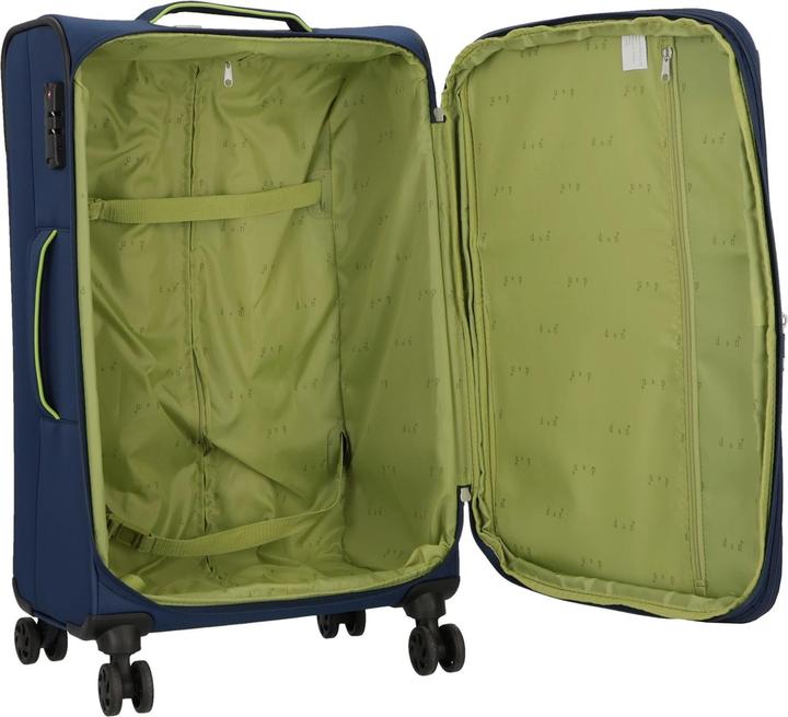 Actual product image D&N Travel Line 6704 4-wheel suitcase set 3 pcs. (208 l, XL (from 140l))