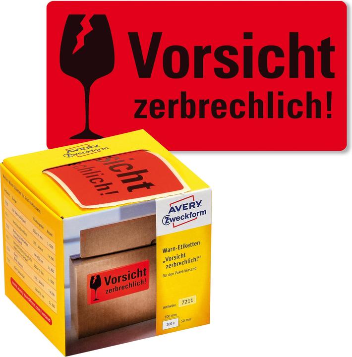 Produktbild Avery Warnhinweise
