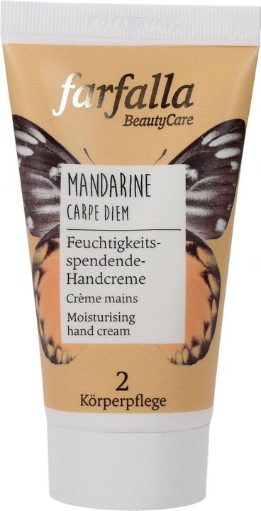 Actual product image Farfalla MANDARINE Moisturizing Hand Cream - Carpe Diem (50 ml)