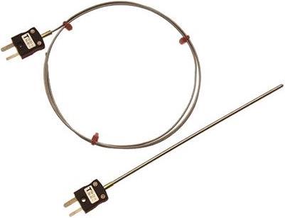 Actual product image Rs Pro Thermocouple type T, Ø 1mm x 500mm -100°C  +400°C