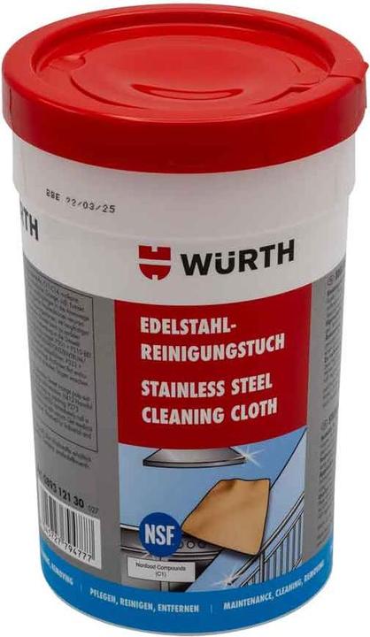 Produktbild Würth Edelstahlreinigungstuch (30 Stk.)