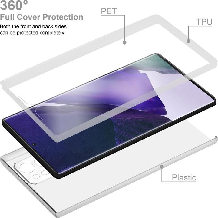 Produktbild Cadorabo TPU 360 Grad Case Cover (Samsung Galaxy Note 20 Ultra)