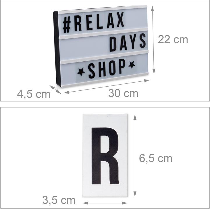 Image du produit Relaxdays boîte à lumière