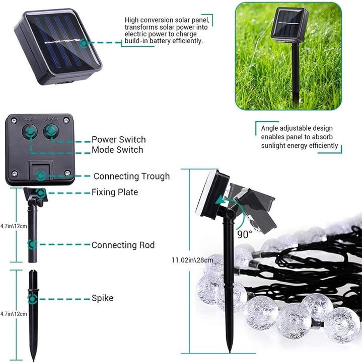 Produktbild Lumina Swiss Solar Lichterkette (9 m)