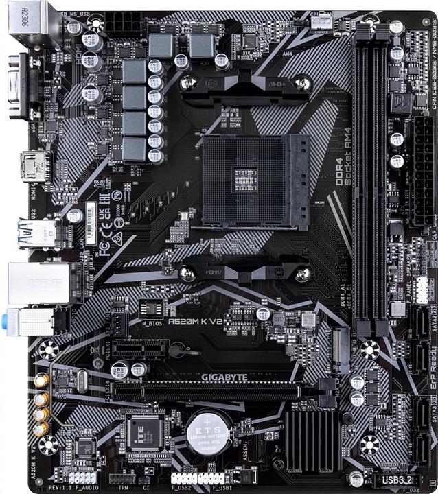 Produktbild Gigabyte A520M K V2 1.0 (AM4, AMD A520, mATX)