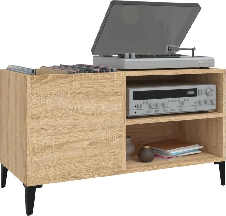 Image du produit VidaXL Plattenschrank Sonoma-Eiche 84,5x38x48 cm Holzwerkstoff