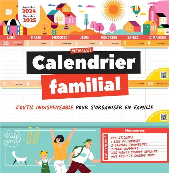 Actual product image Family calendar (32 x 32 cm, No binding, French)