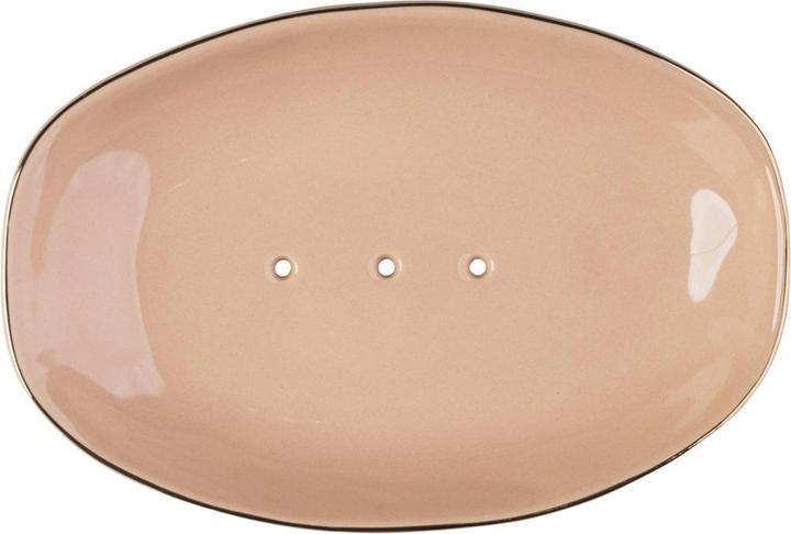 Klar Flat Salmon soap dish