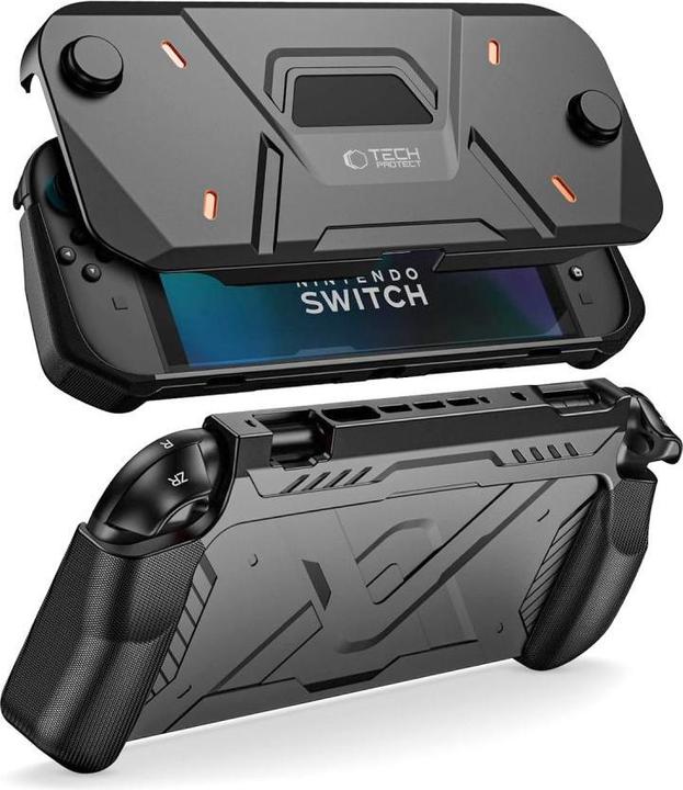 Image du produit Tech-Protect Carbonox-Hülle für Nintendo Switch 2, Schwarz (Switch 2)