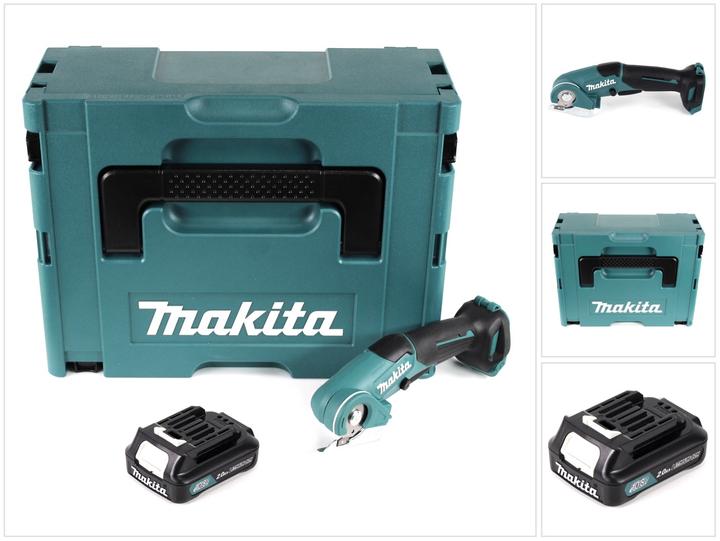 Actual product image Makita CP 100 DA1J 10,8 V Battery Universal Shears Multi Cutter in Makpac + 1 x 2,0 Ah Battery - without