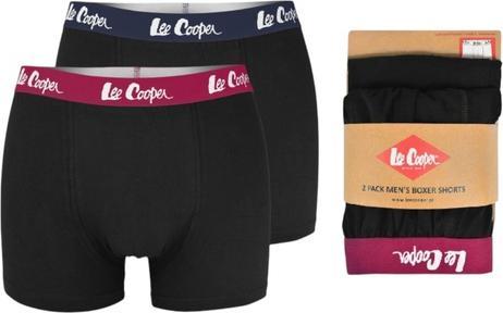 Lee Cooper Herren Boxershorts Duobox Schwarz (XL)