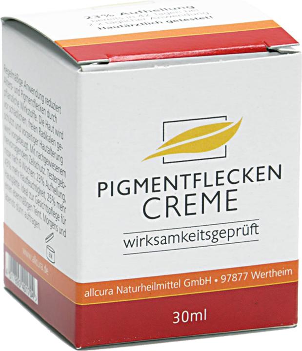 Produktbild Allcura Pigmentflecken Creme, 30 ml Creme (30 ml, 24h Creme)