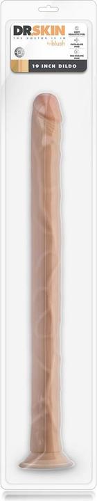 Actual product image Blush Novelties Dr Skin - 19 Inch Extra Long Giant Dildo with Strong Suction Cup Base - Not a Dildo