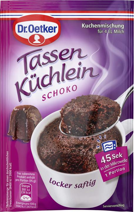 Produktbild Dr. Oetker Tassenküchlein (55 g)