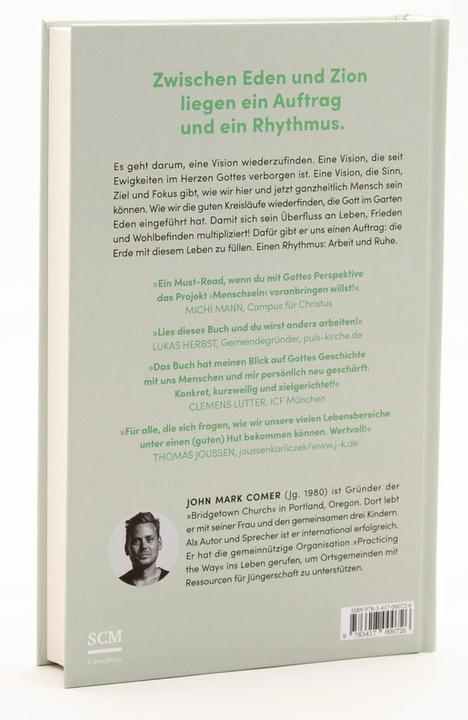 Produktbild Ruhe. Arbeit. Ewigkeit (Deutsch, John Mark Comer, Renate Hübsch, 2023)
