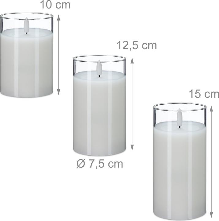 Actual product image Relaxdays 3x LED lights (3 x)