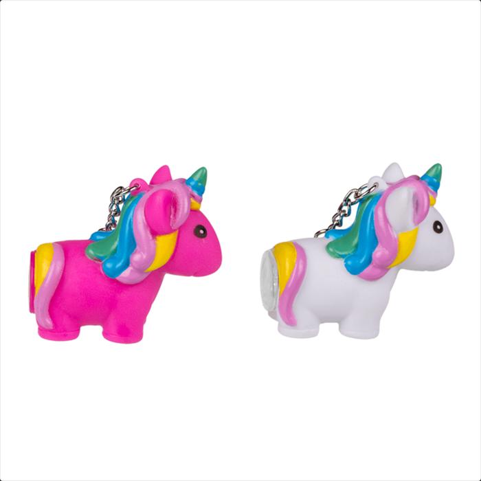 Actual product image Out of the blue ootb - Metal key ring, unicorn, with LED