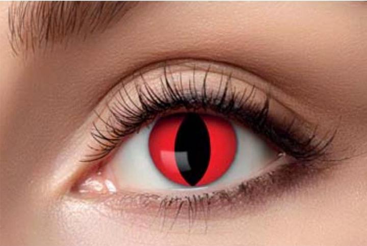 Eyecatcher Farbige Kontaktlinsen Katzenauge (Rot)