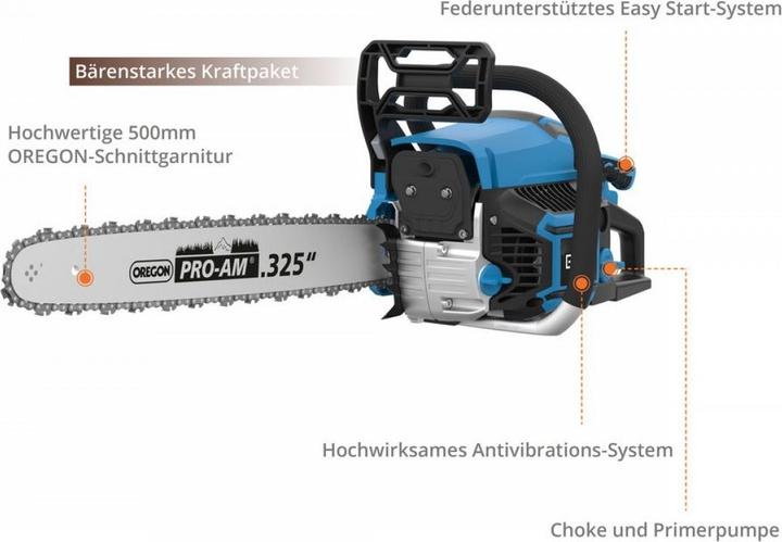 Produktbild Güde Benzin-Kettensäge KS 500-62 (Benzin Kettensäge)
