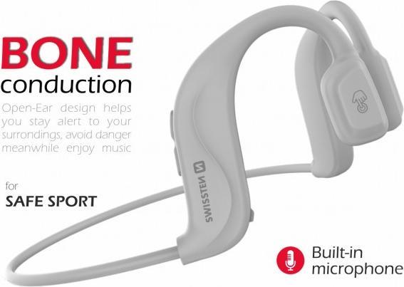 Actual product image Swissten Bluetooth sports headphones with bone conduction (6 h, Wireless)