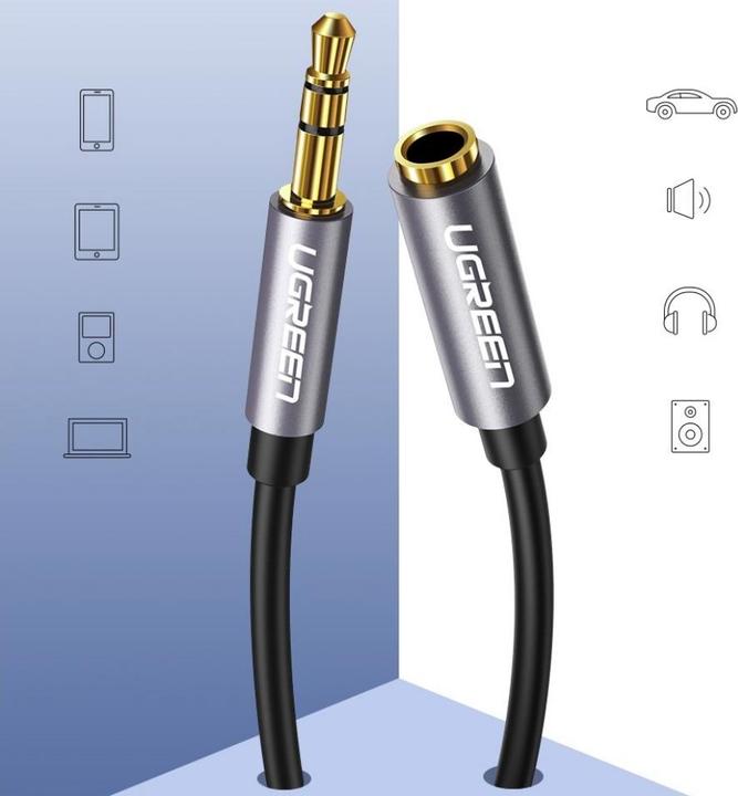 Produktbild Ugreen 10595 Audio-Kabel (3 m, 3.5mm Klinke (AUX))