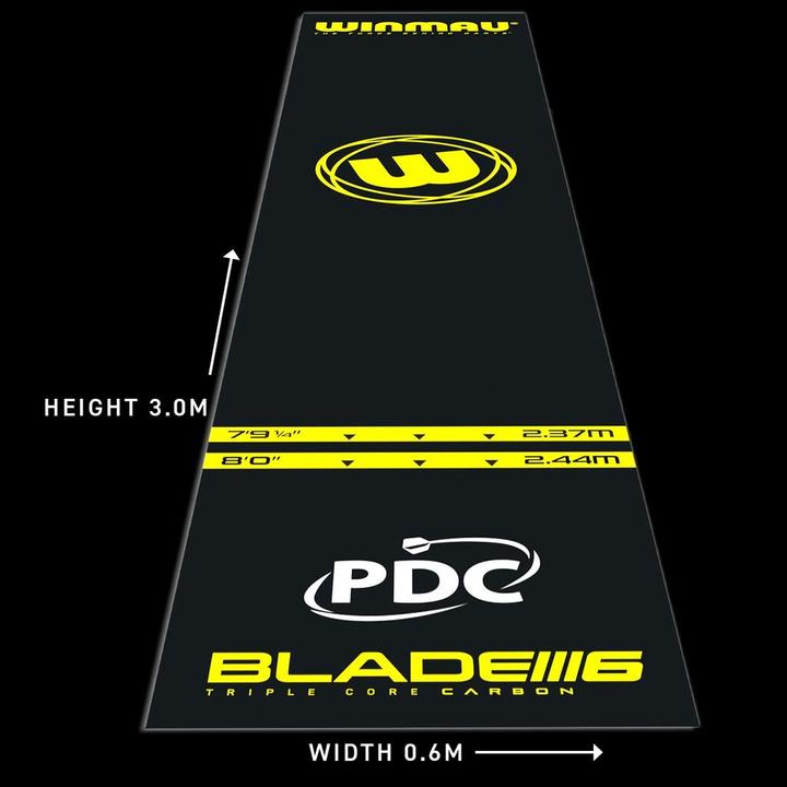 Actual product image Winmau Pro Zone Essential PVC dart mat