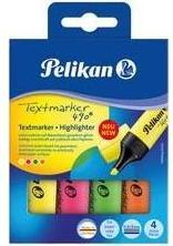 Produktbild Pelikan Textmarker 490 (Neonpink, Neongrün, Neonorange, Neongelb, 2 mm, 6 x)