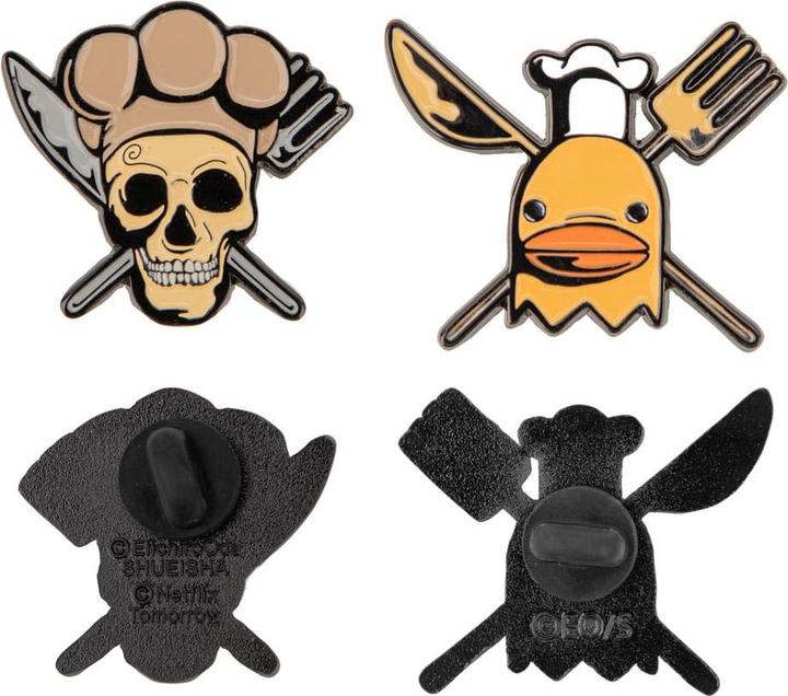 Produktbild Cinereplicas One Piece Ansteck-Pins 2er-Pack Sanji & Zeff