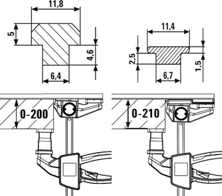 Actual product image Bessey One-handed table clamp (150 mm)