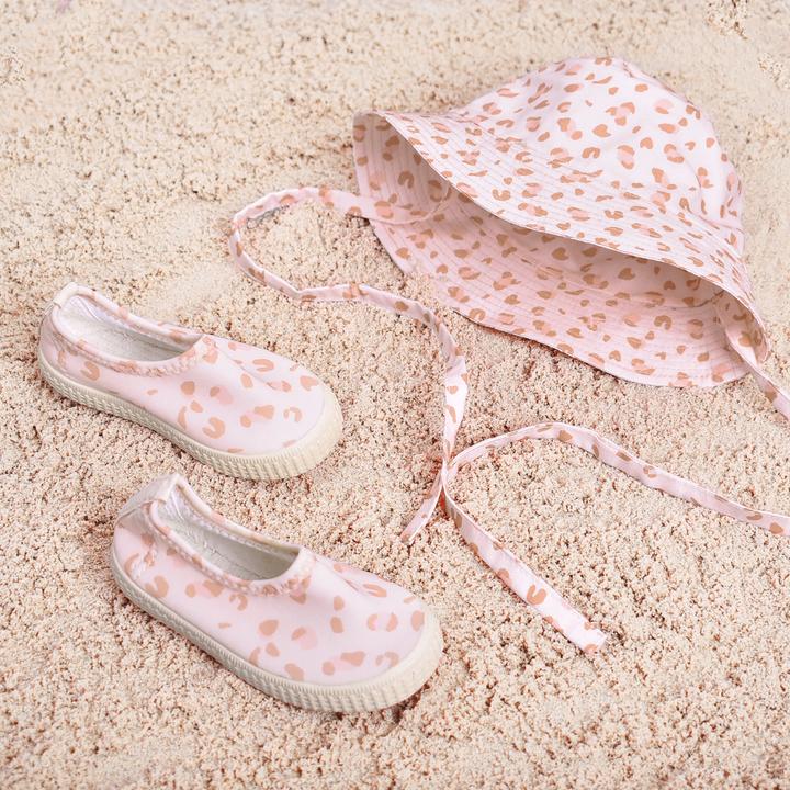 Produktbild Swim Essentials Lycra Badeslippers Old Leopard (26)