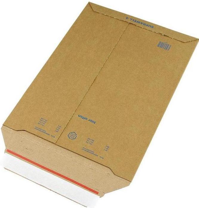 Transpak Mailing bag Suprawell dimensions 250x353mm C4 corrugated cardboard brown SK L353xWmm (100 x)