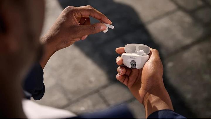 Produktbild Philips True Wireless In-Ear-Kopfhörer TAT2520WT/00 Weiss (ANC, 19.50 h, Kabellos)